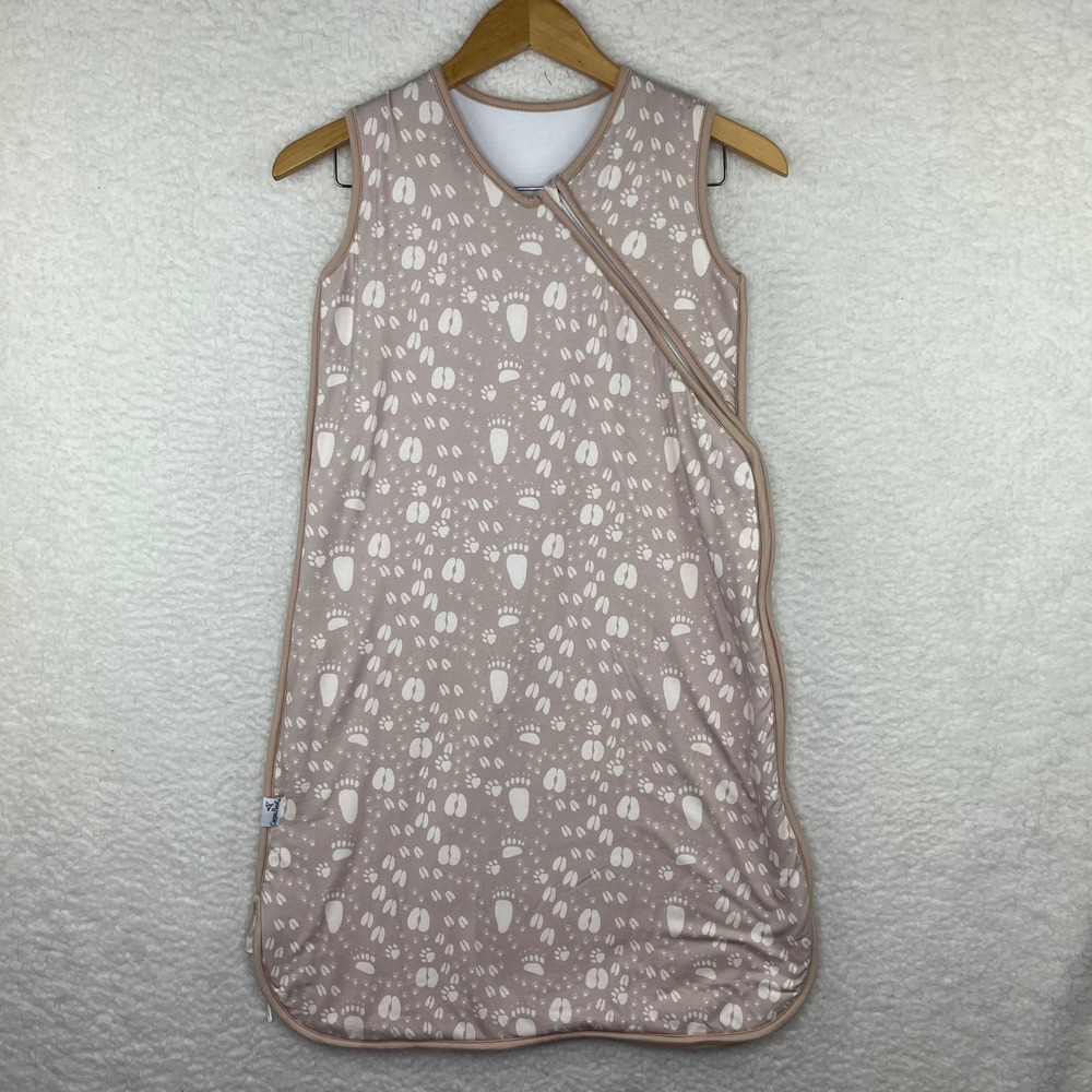 Copper Pearl Trek Sleep Bag Animal Tracks Wearable Blanket Mauve Neutral Large